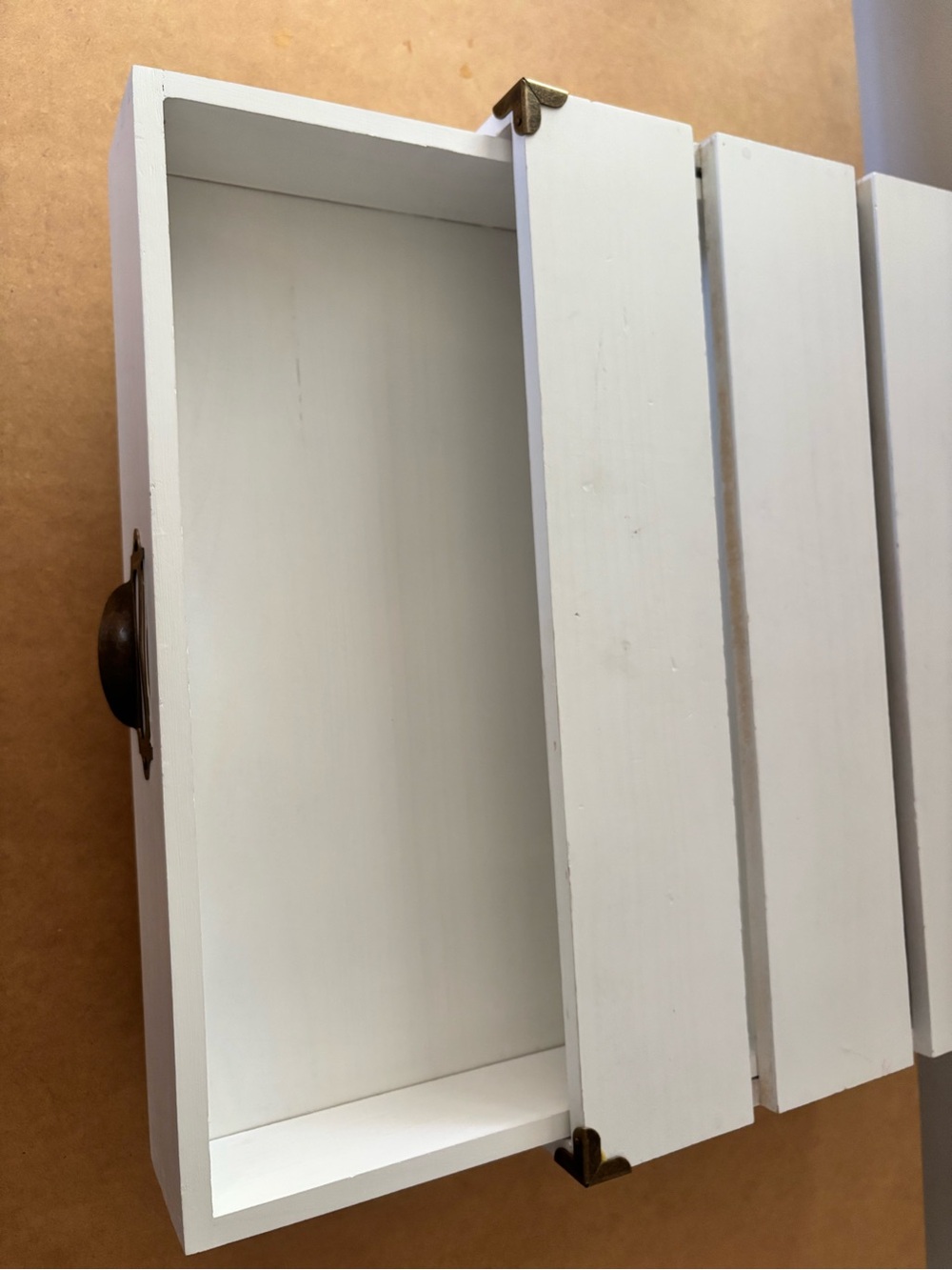 Threshold White Wooden Monitor Riser/Storage - Picture 5 of 10